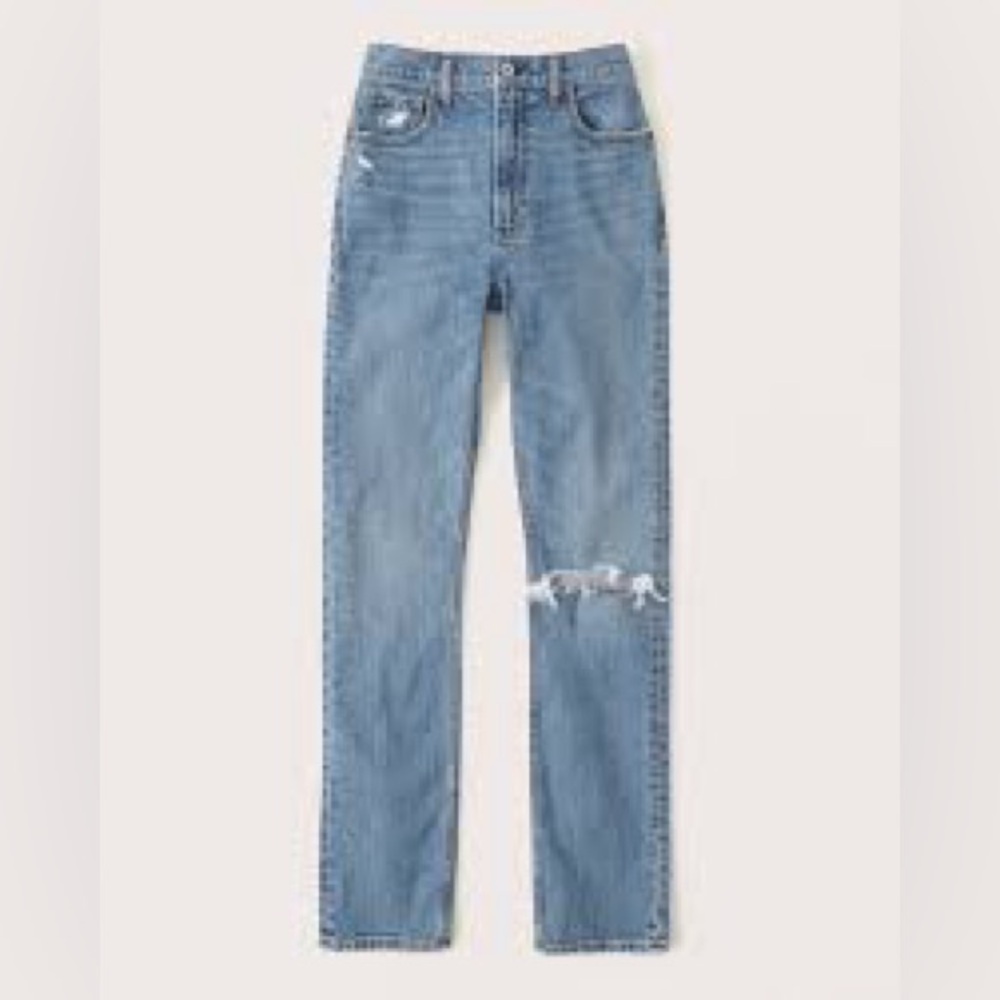 Abercrombie & fitch the 90s straight Ultra High Rise Jean Size 26